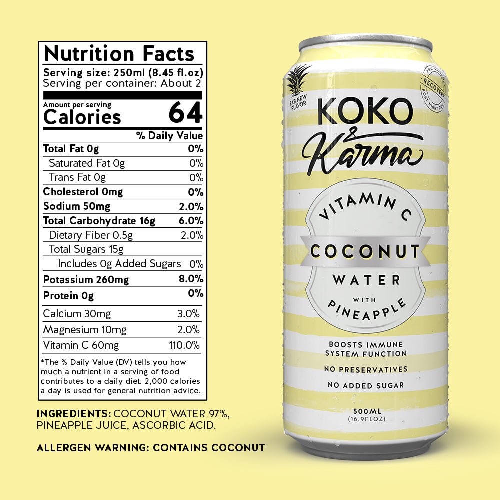 Pineapple Vitamin C Coconut Water