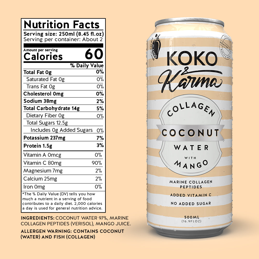 Mango Collagen Coconut Water