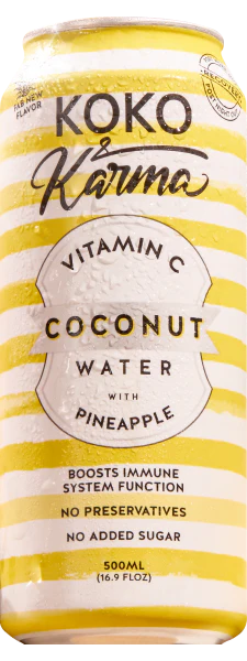 Pineapple with added Vitamin C Coconut Water